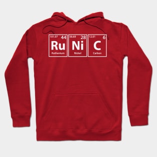 Runic (Ru-Ni-C) Periodic Elements Spelling Hoodie